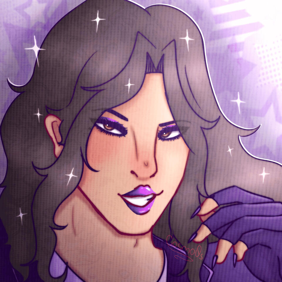 Head shot full piece of an oc